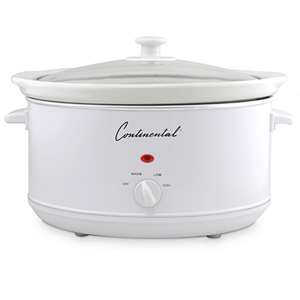 Best Buy: Continental Electric 4 Quart Slow Cooker White CE33341